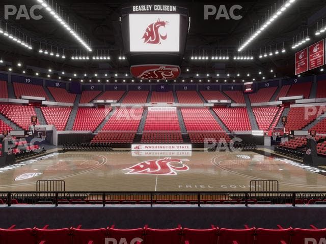 Beasley Coliseum - Section Lower 32 Seat View