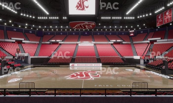 Beasley Coliseum - Section Lower 32 Seat View