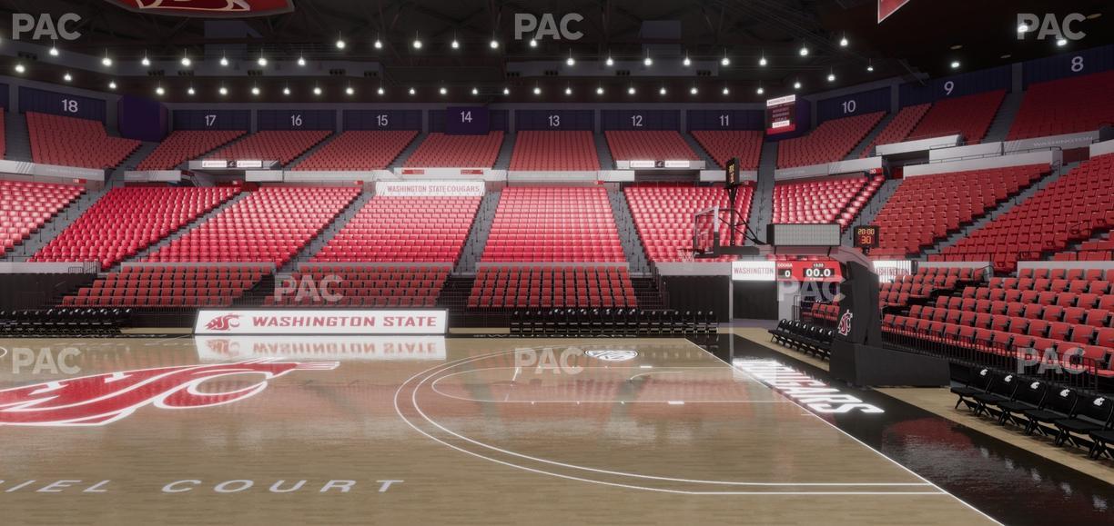 Beasley Coliseum - Section Lower 33 Seat View