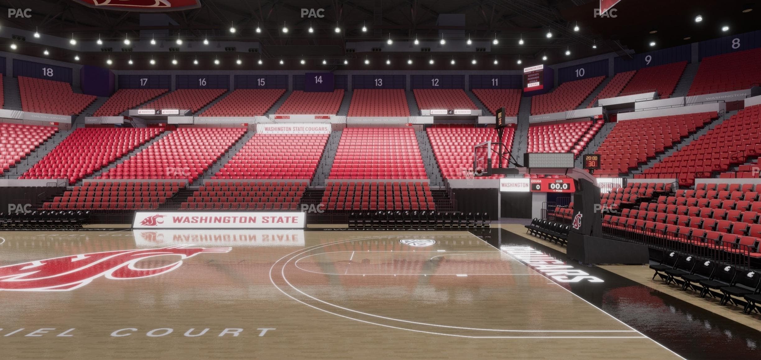 Beasley Coliseum - Section Lower 33 Seat View