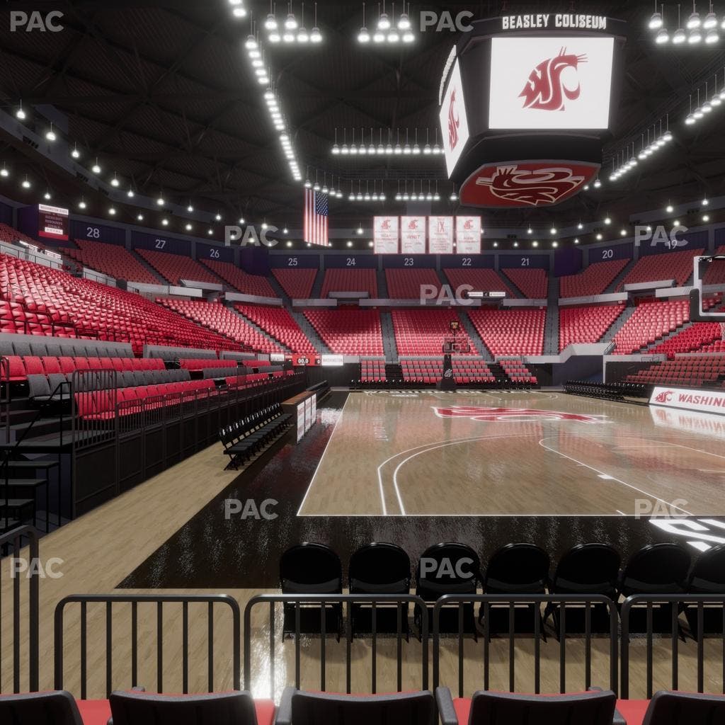 Beasley Coliseum - Section Lower 4 Seat View