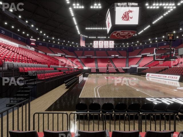 Beasley Coliseum - Section Lower 4 Seat View