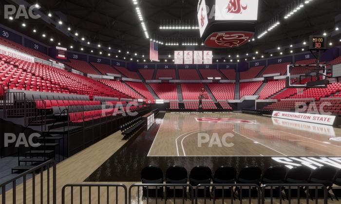 Beasley Coliseum - Section Lower 4 Seat View