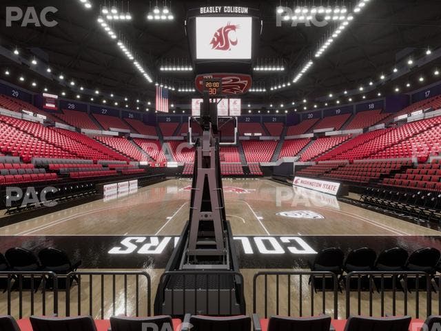 Beasley Coliseum - Section Lower 5 Seat View