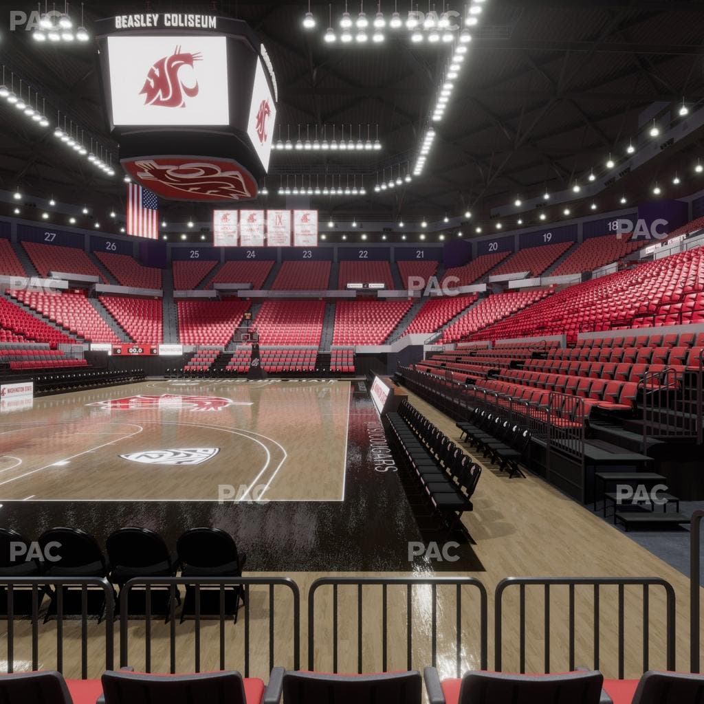 Beasley Coliseum - Section Lower 6 Seat View