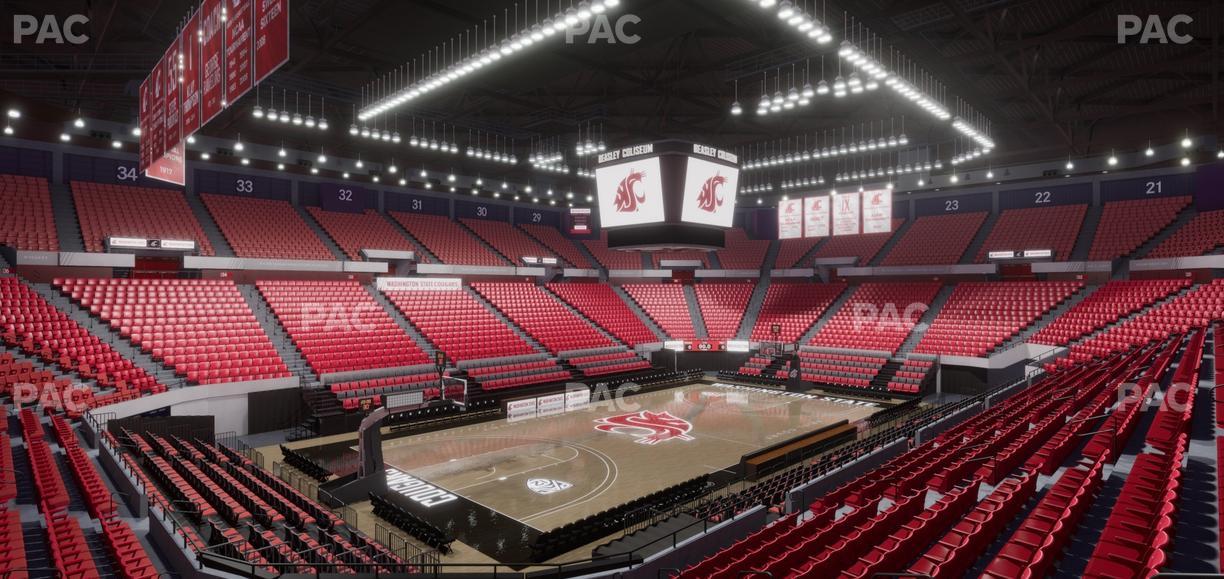 Beasley Coliseum - Section Mezzanine 10 Seat View