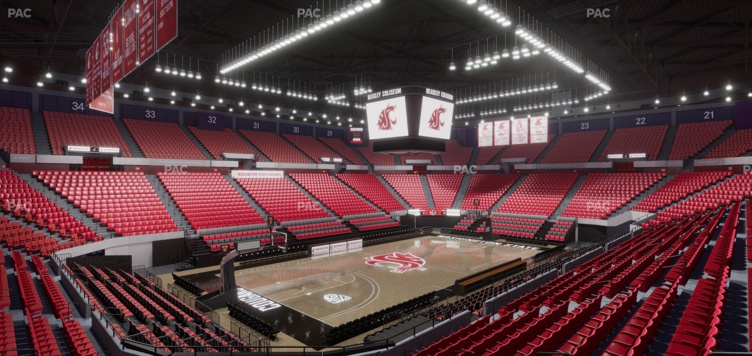 Beasley Coliseum - Section Mezzanine 10 Seat View