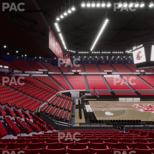 Beasley Coliseum - Section Mezzanine 12 Seat View