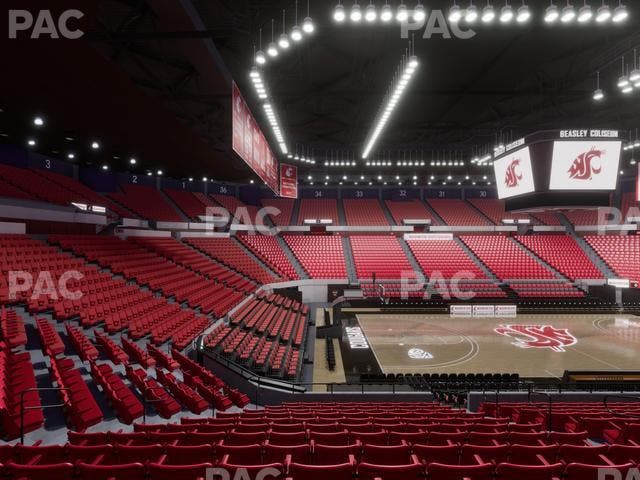 Beasley Coliseum - Section Mezzanine 12 Seat View