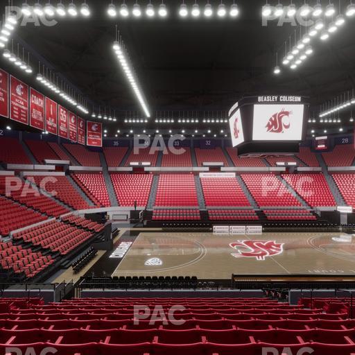 Beasley Coliseum - Section Mezzanine 13 Seat View