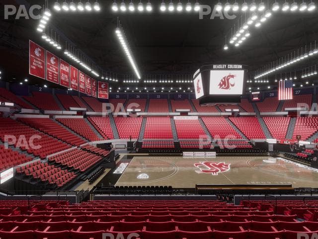 Beasley Coliseum - Section Mezzanine 13 Seat View