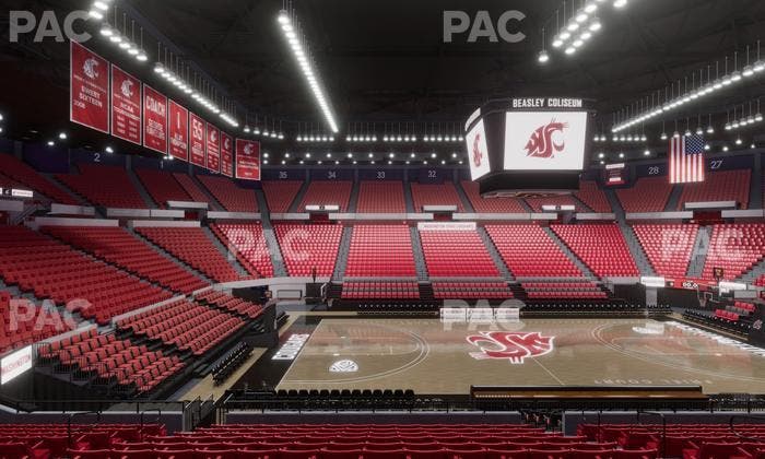 Beasley Coliseum - Section Mezzanine 13 Seat View