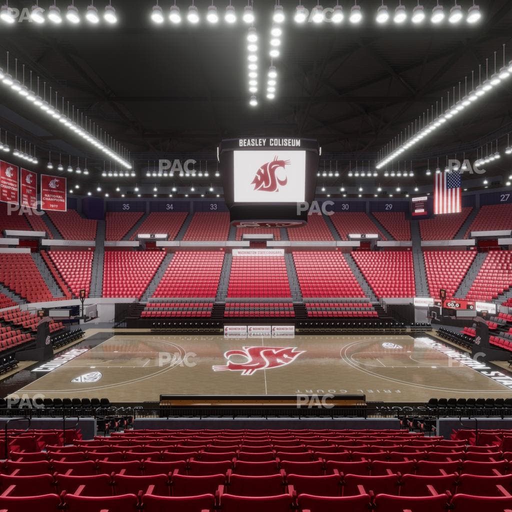 Beasley Coliseum - Section Mezzanine 14 Seat View
