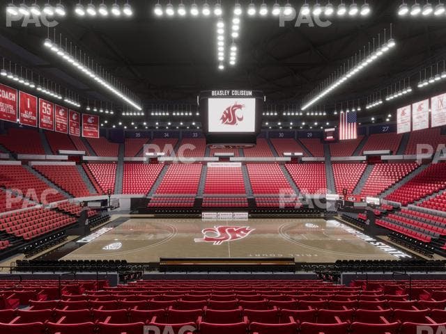 Beasley Coliseum - Section Mezzanine 14 Seat View
