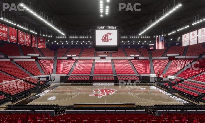 Beasley Coliseum - Section Mezzanine 14 Seat View