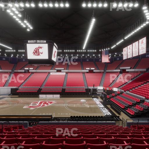 Beasley Coliseum - Section Mezzanine 15 Seat View