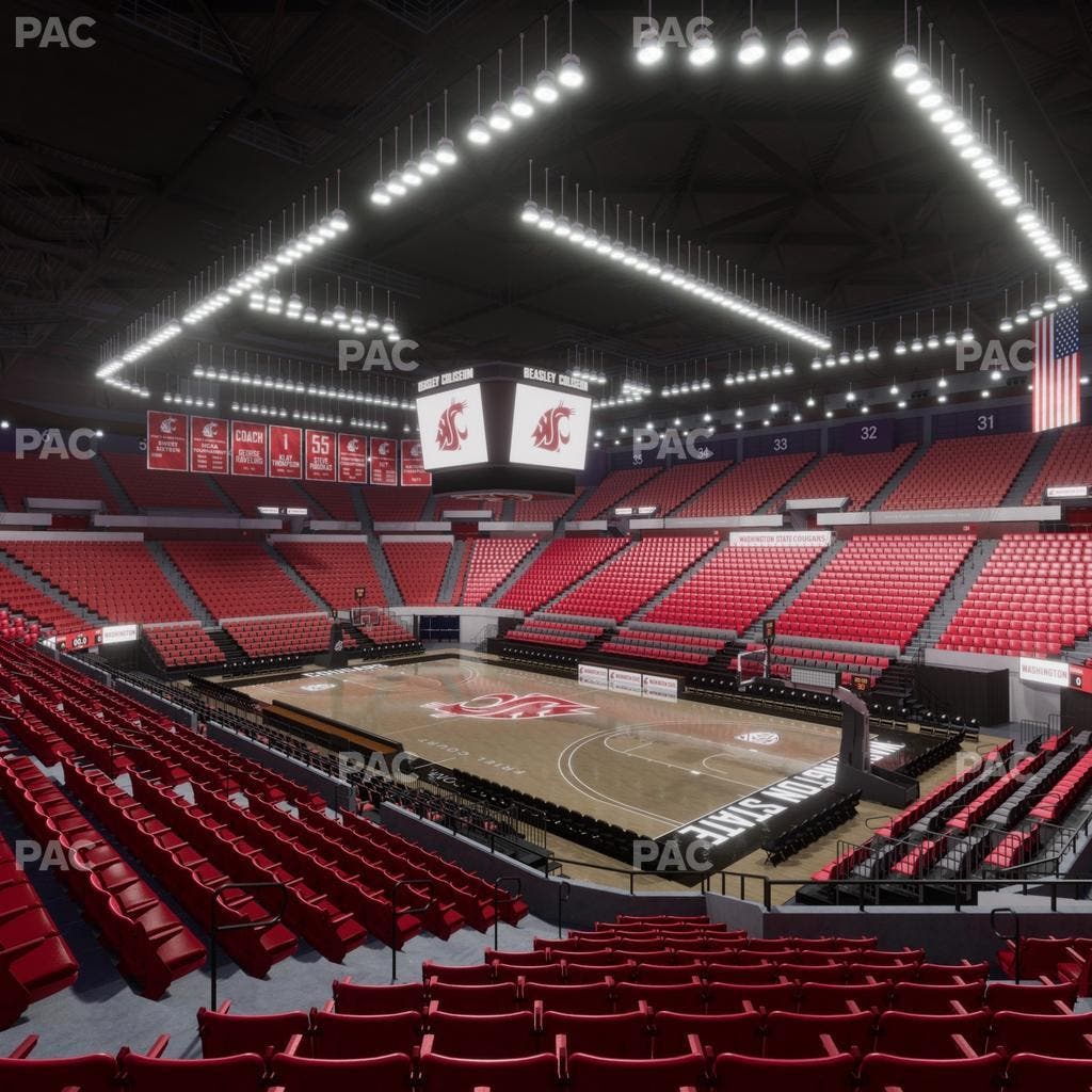 Beasley Coliseum - Section Mezzanine 18 Seat View