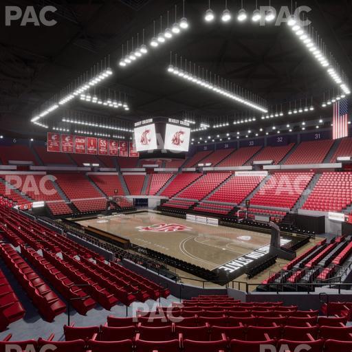 Beasley Coliseum - Section Mezzanine 18 Seat View