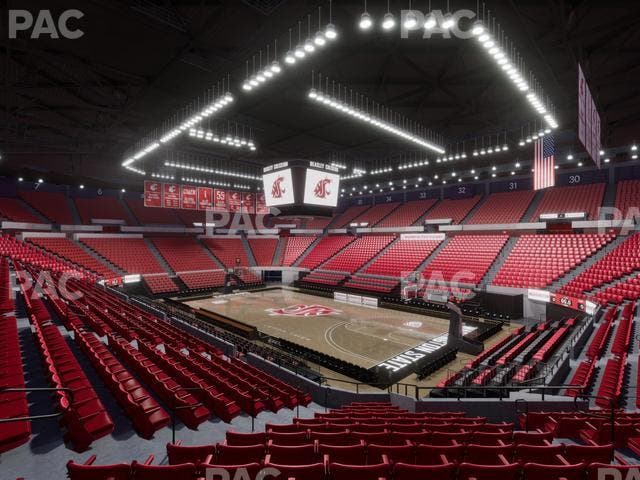 Beasley Coliseum - Section Mezzanine 18 Seat View