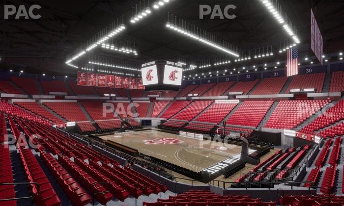 Beasley Coliseum - Section Mezzanine 18 Seat View