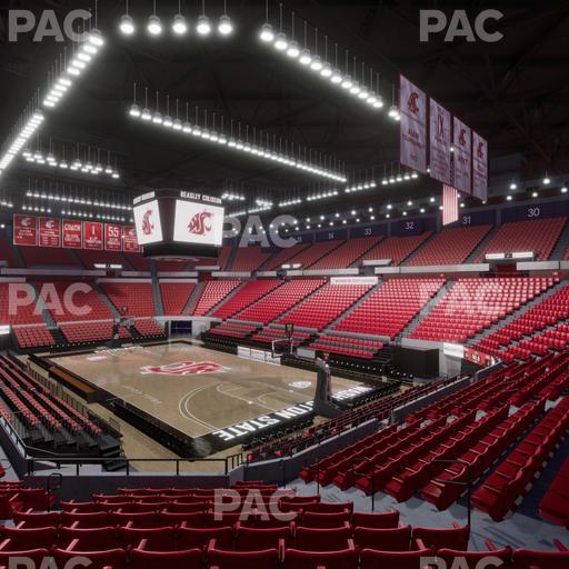 Beasley Coliseum - Section Mezzanine 20 Seat View