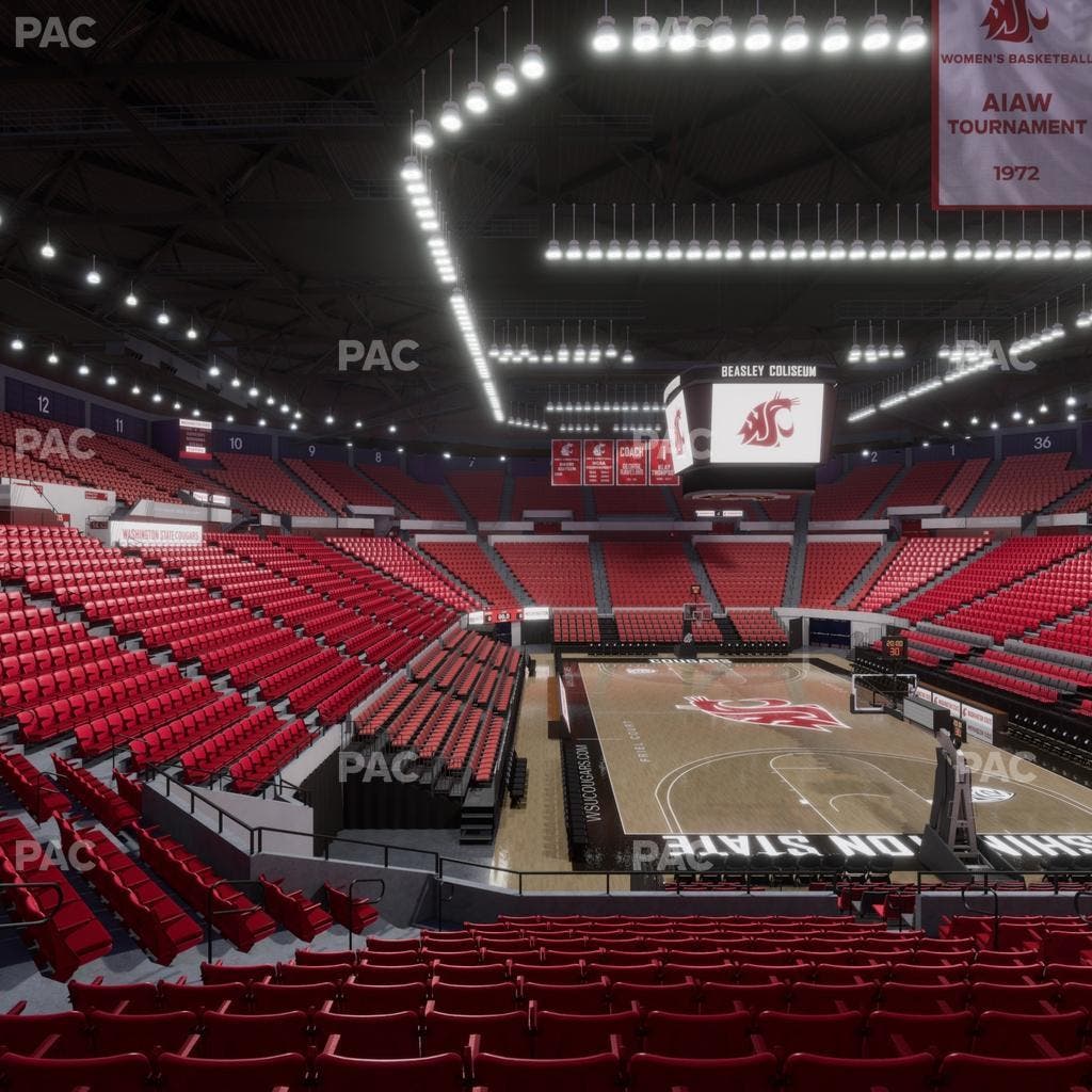 Beasley Coliseum - Section Mezzanine 22 Seat View