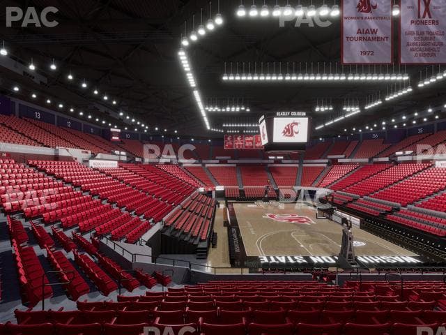 Beasley Coliseum - Section Mezzanine 22 Seat View