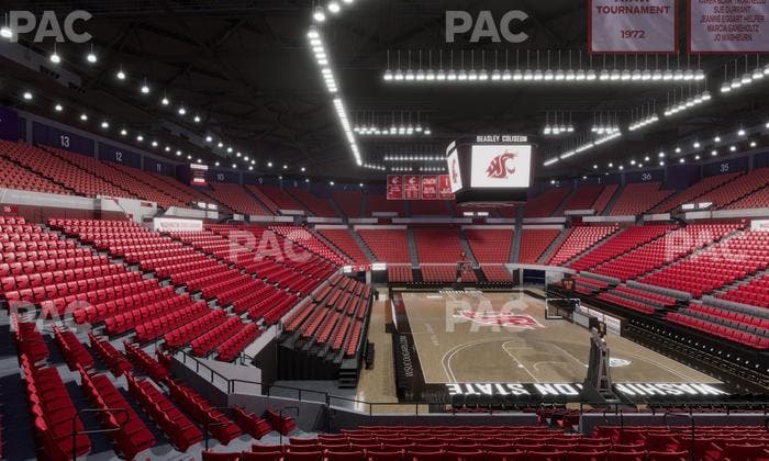 Beasley Coliseum - Section Mezzanine 22 Seat View