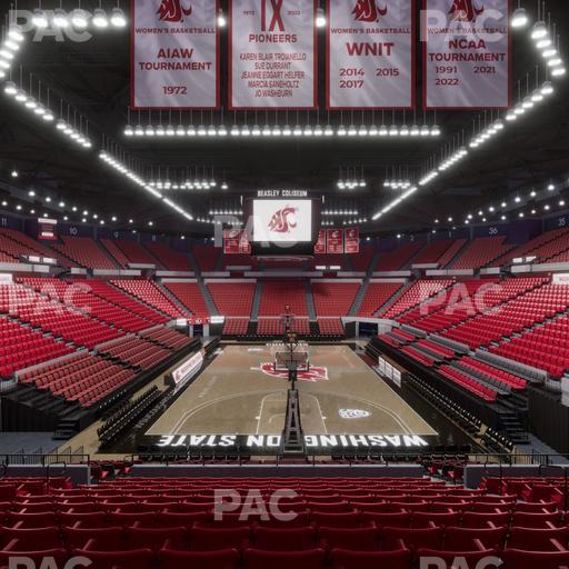 Beasley Coliseum - Section Mezzanine 23 Seat View
