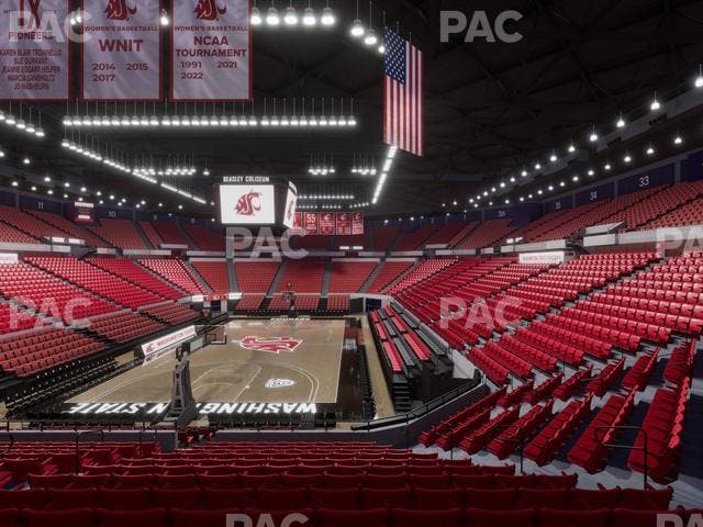 Beasley Coliseum - Section Mezzanine 24 Seat View