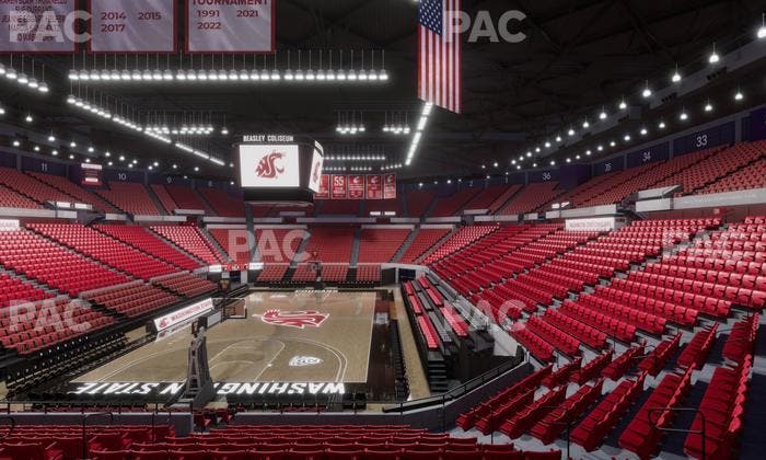 Beasley Coliseum - Section Mezzanine 24 Seat View