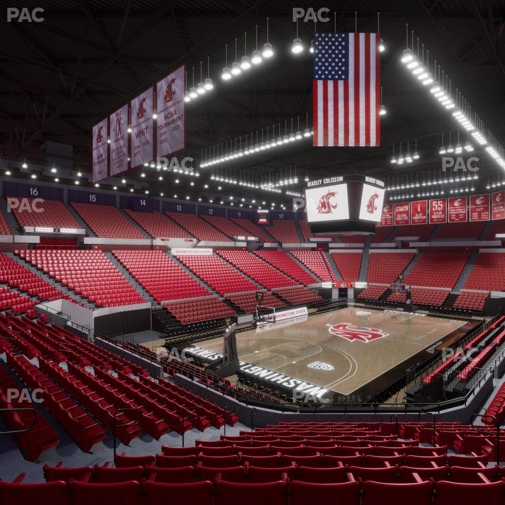 Beasley Coliseum - Section Mezzanine 26 Seat View