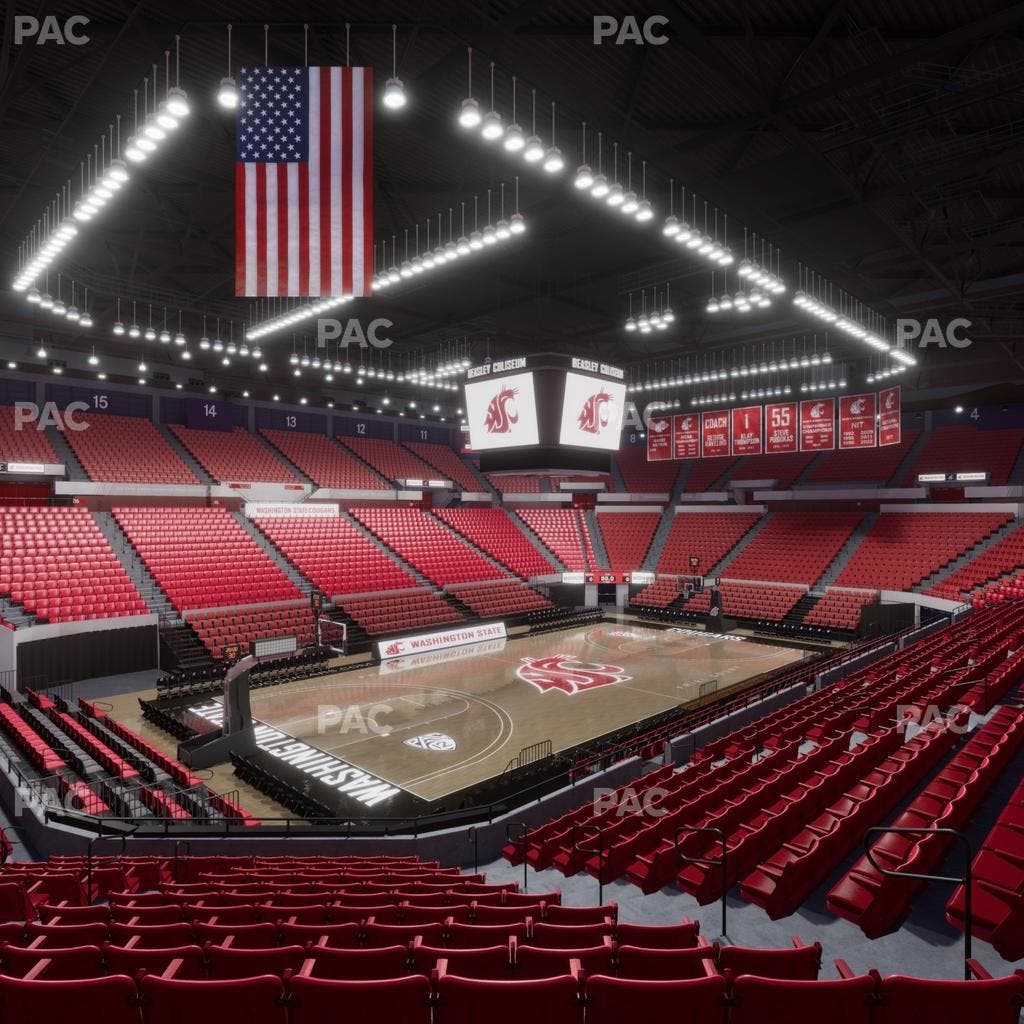 Beasley Coliseum - Section Mezzanine 28 Seat View