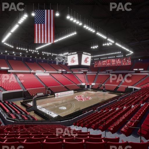 Beasley Coliseum - Section Mezzanine 28 Seat View