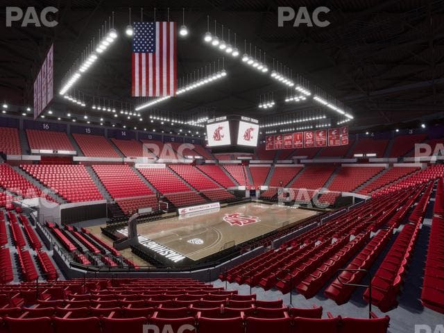 Beasley Coliseum - Section Mezzanine 28 Seat View