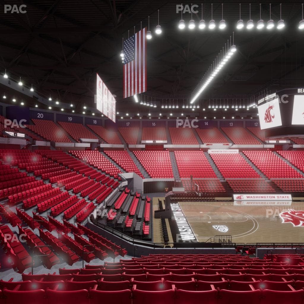 Beasley Coliseum - Section Mezzanine 30 Seat View