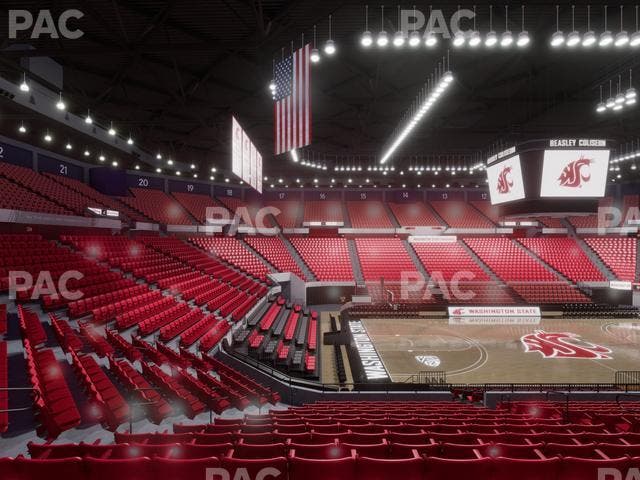 Beasley Coliseum - Section Mezzanine 30 Seat View