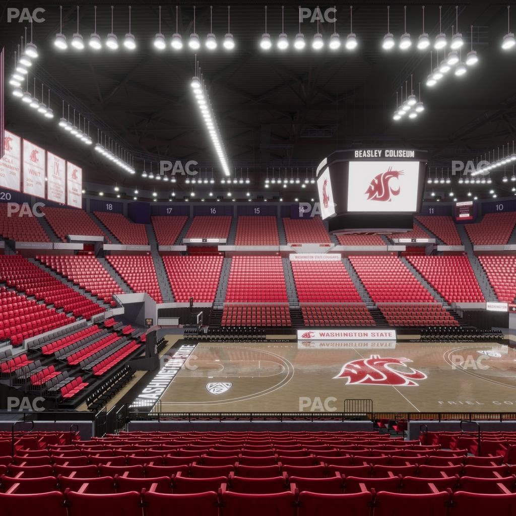 Beasley Coliseum - Section Mezzanine 31 Seat View