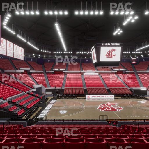 Beasley Coliseum - Section Mezzanine 31 Seat View
