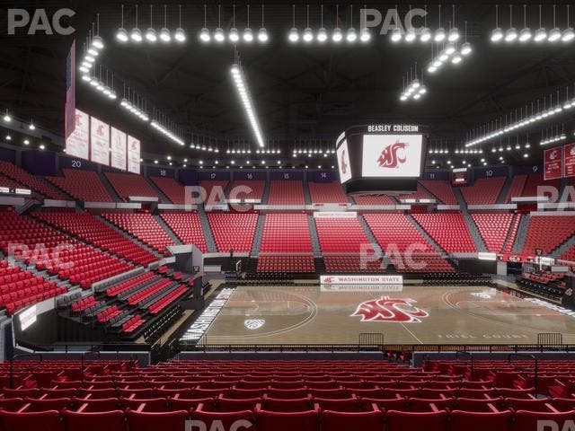Beasley Coliseum - Section Mezzanine 31 Seat View