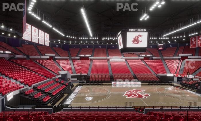Beasley Coliseum - Section Mezzanine 31 Seat View