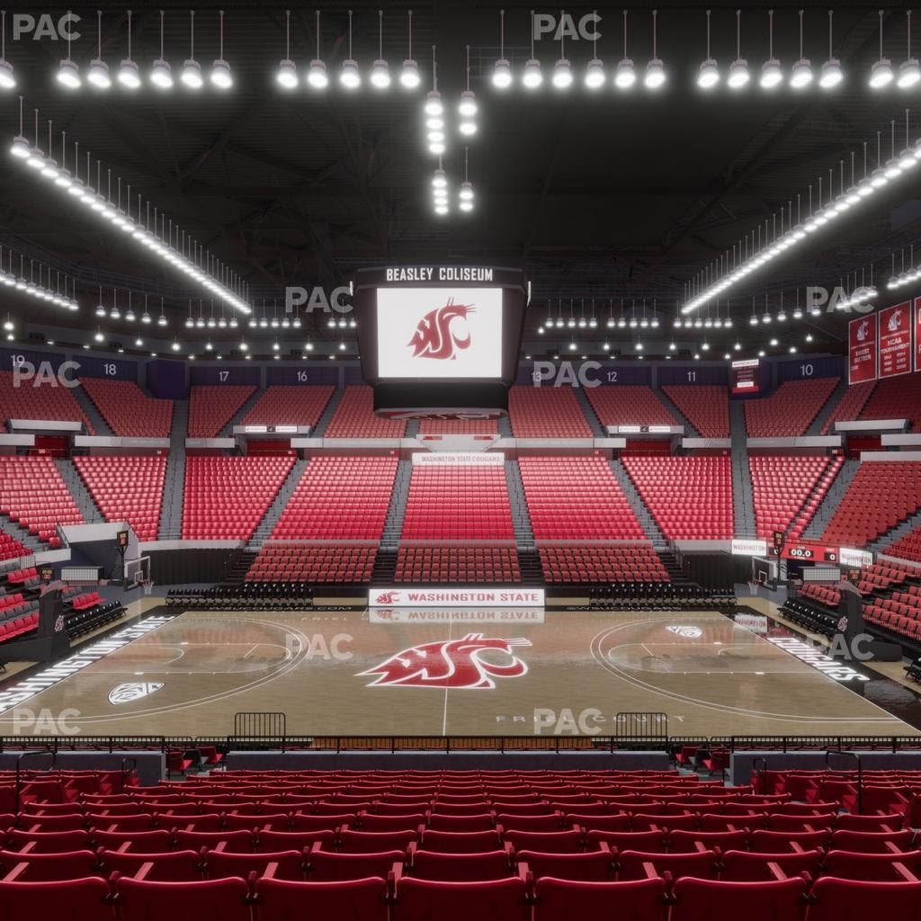 Beasley Coliseum - Section Mezzanine 32 Seat View