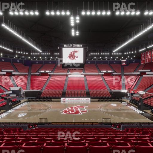 Beasley Coliseum - Section Mezzanine 32 Seat View