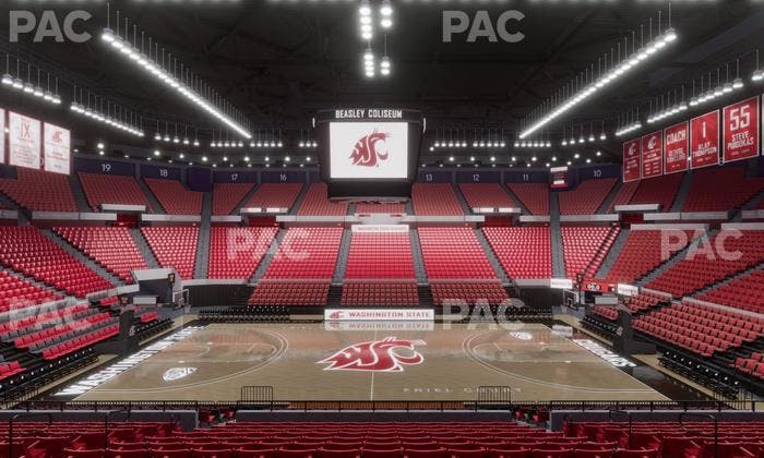 Beasley Coliseum - Section Mezzanine 32 Seat View