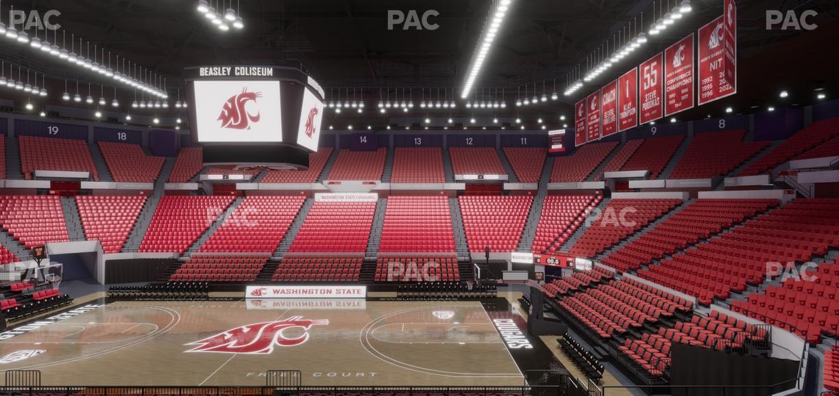 Beasley Coliseum - Section Mezzanine 33 Seat View