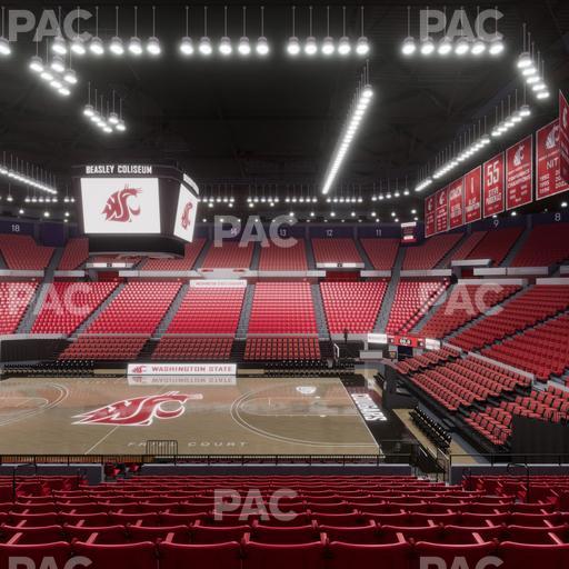 Beasley Coliseum - Section Mezzanine 33 Seat View