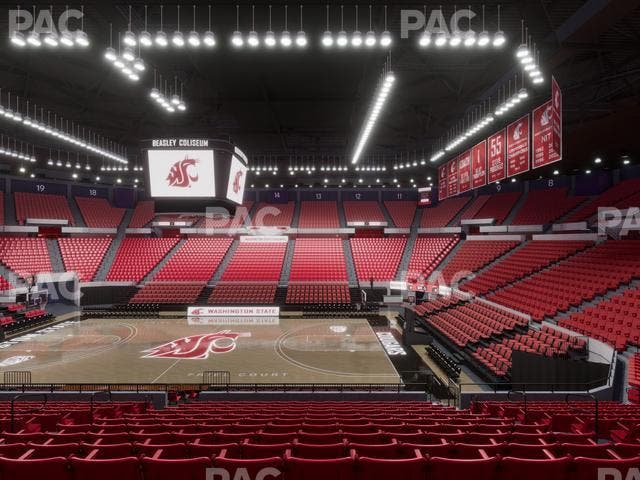 Beasley Coliseum - Section Mezzanine 33 Seat View
