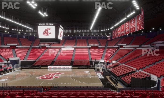 Beasley Coliseum - Section Mezzanine 33 Seat View