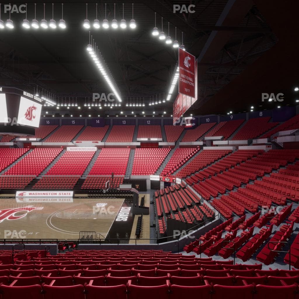 Beasley Coliseum - Section Mezzanine 34 Seat View