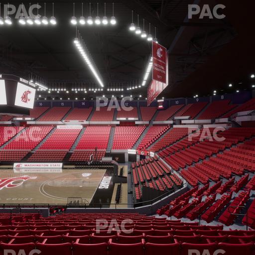 Beasley Coliseum - Section Mezzanine 34 Seat View